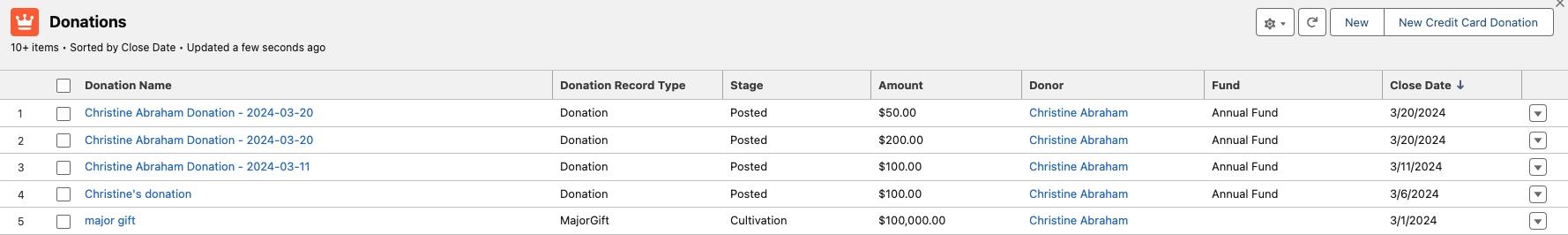 screenshot of Leap Patron Management